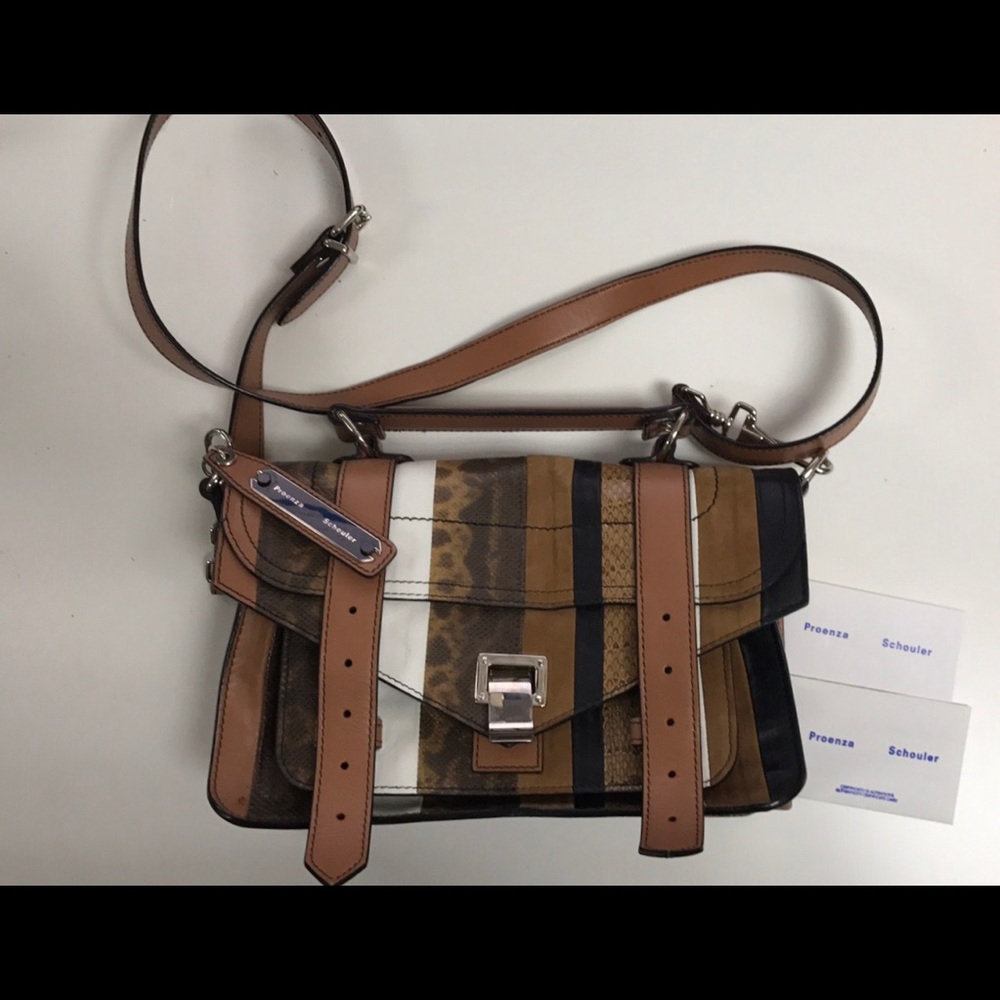 Proenza Schouler Mini PS1 Multi Leather Handbag